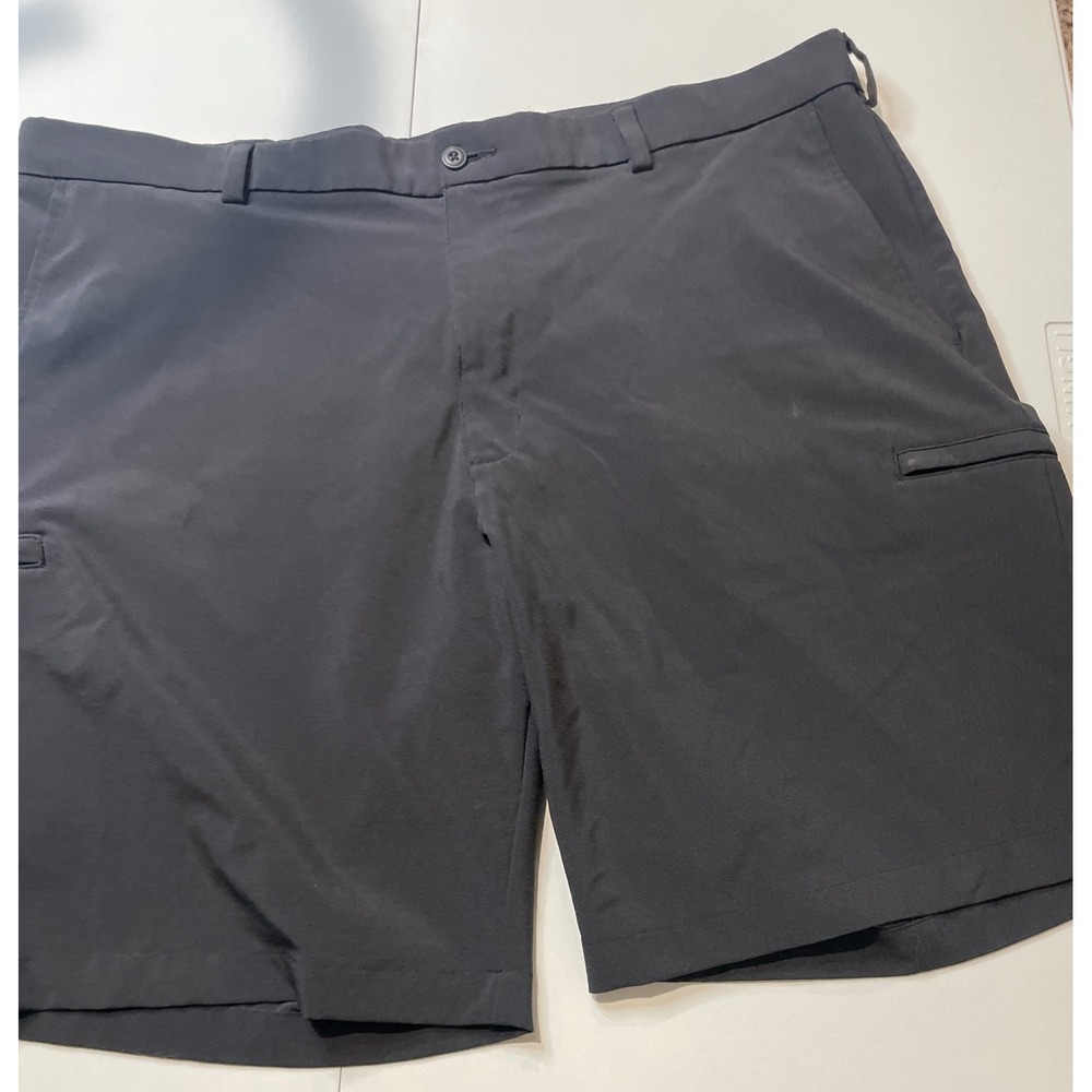 Pro Tour Mens Golf Shorts Black Size 42 Performance Stretch Flat Front Athletic